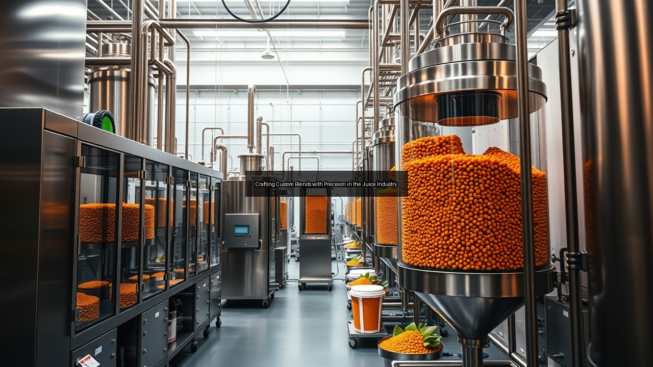 beverage custom blending manufacturing blends usda